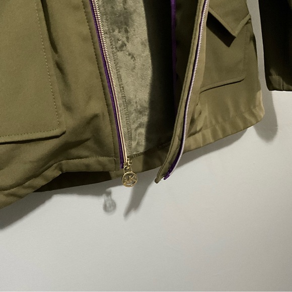 MICHAEL KORS WOMENS JACKET.COLOR OLIVE LIGHTWEIGHT - Picture 11 of 16